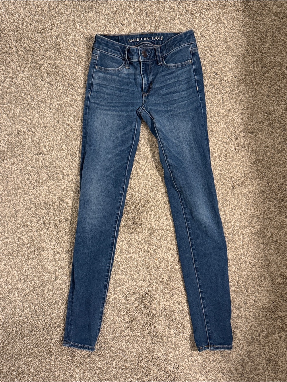 American Eagle Outfitters Women's Medium Blue Skinny Jeans